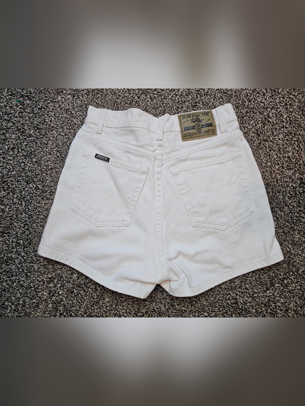 Vintage 90s Jordache White Jean Shorts sz 5/6
